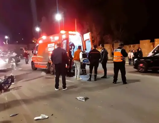 ثلاثة مصابين في اصطدام بين دراجتين ناريتين وسط مدينة ورزازات