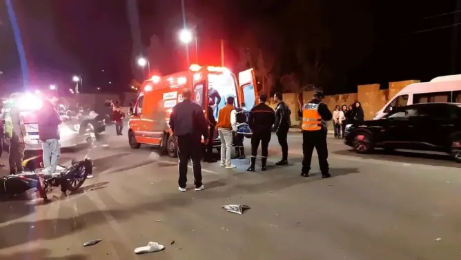 ثلاثة مصابين في اصطدام بين دراجتين ناريتين وسط مدينة ورزازات