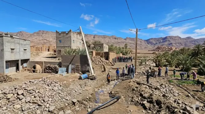تفركالت بزاكورة تستغيث تحت الأمطار.. منازل تنهار وانتقادات لغياب تدخل عاجل للجماعة (صور)