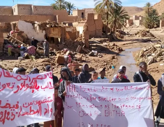 مطالب برلمانية لوزير الداخلية بتعويض متضرري الفيضانات بالرشيدية وتحسين ظروفهم الاجتماعية