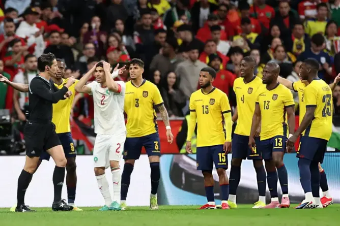وهبي يفتتح مشواره مع الأسود بتعادل إيجابي أمام الإكوادور