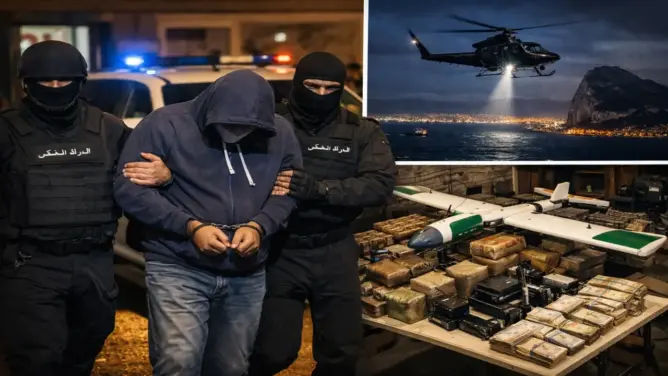 ضربة أمنية مشتركة بين الرباط ومدريد تُطيح ببارون التهريب الجوي للحشيش بطنجة
