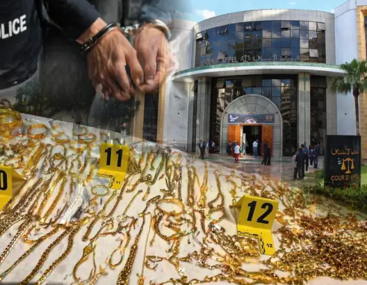 7 سنوات سجنا للمتهم الرئيسي في سرقة محل مجوهرات بطنجة