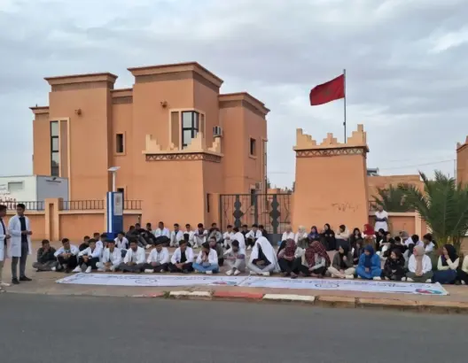 ممرضو الغد بورزازات والرشيدية يواصلون الاحتجاج والتصعيد