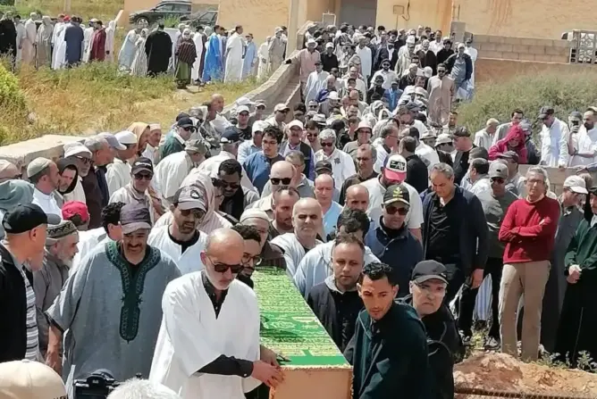 تيزنيت تودّع البرلمانية نزهة أباكريم في جنازة مهيبة بدوار إكرار