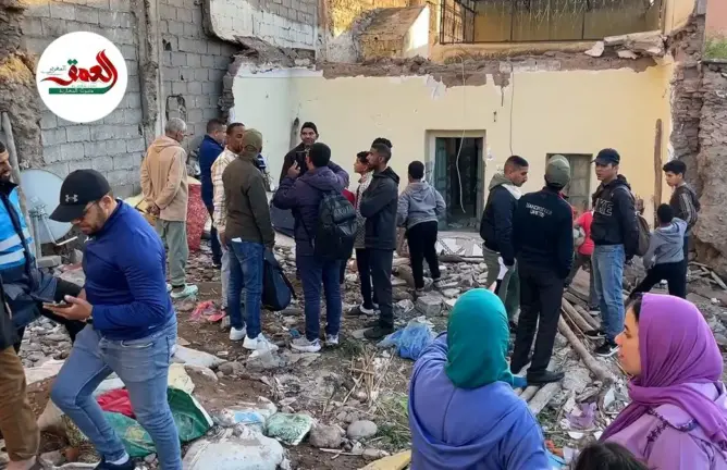 بينهم سيدة حامل من تحت الأنقاض.. 3 إصابات في انهيار منزل بالمدينة العتيقة لمراكش (فيديو وصور)
