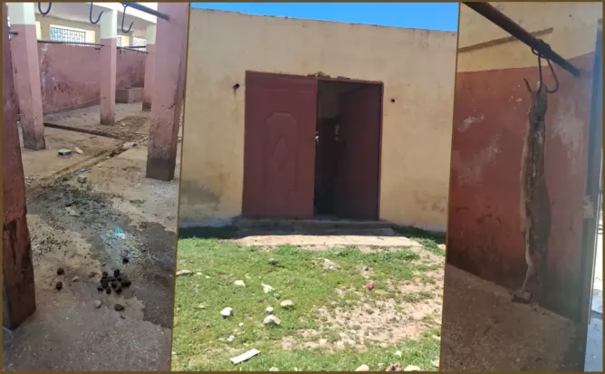المسلخ الجماعي بمنطقة "بن شرو"، التابعة لجماعة ناوور بإقليم بني ملال،