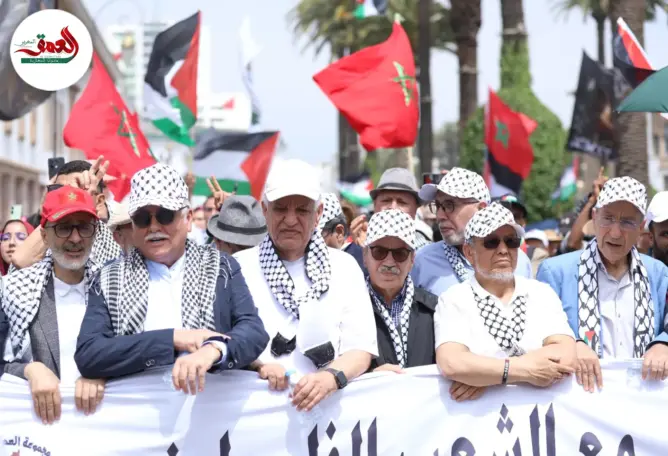 مسيرة حاشدة بالرباط ضد إعدام الأسرى الفلسطنينيين