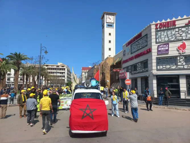 فاتح ماي بوجدة.. مطالب اجتماعية بتحسين القدرة الشرائية وتنديد بالسياسات الحكومية