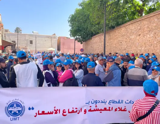 “لا عدالة اجتماعية بدون قدرة شرائية مصونة”.. الطبقة العاملة بمراكش تخلد فاتح ماي بصوت الاحتجاج