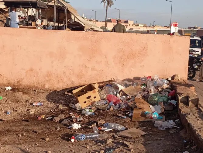 محيط محطة باب دكالة بمراكش