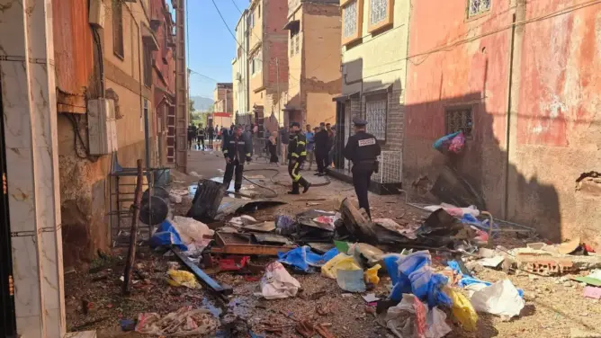 انفجار قنينتي غاز يهز حي حمرية بخنيفرة دون خسائر بشرية