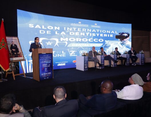 خلال افتتاح فعاليات الدورة السابعة من المعرض الدولي لطب الأسنان “Morocco Dental Expo 2026”