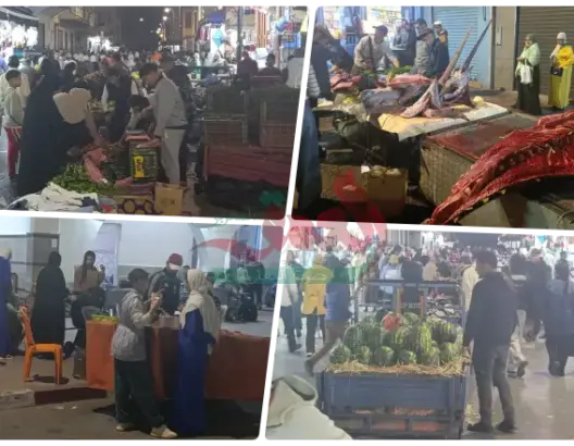 فوضى البيع العشوائي تؤرق سكان العرائش.. شوارع رئيسية تتحول إلى أسواق مفتوحة (صور)