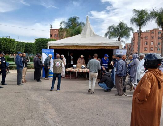 حملة تحسيسية للدرجات النارية