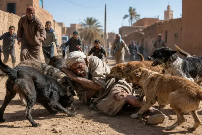 “طاطا” تعيش تحت وطأة الرعب.. أنياب الكلاب الضالة تزهق روح شيخ وتُرسل آخرين للمستشفى