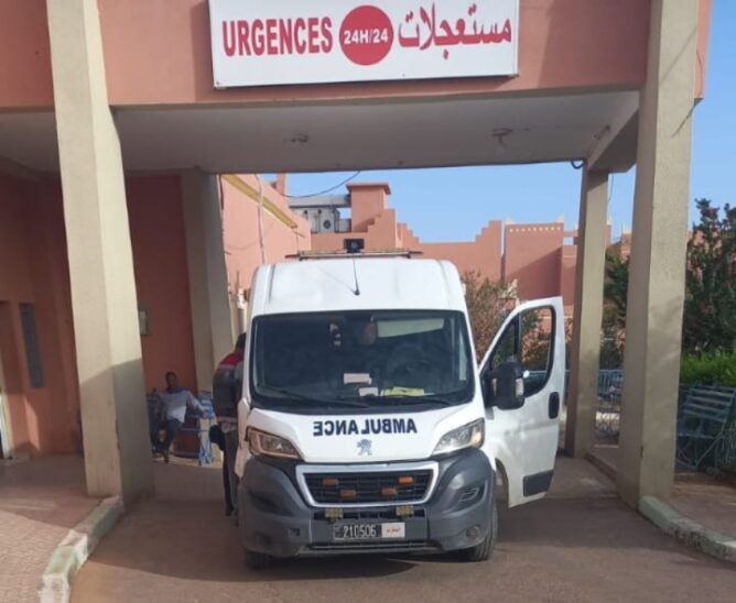 سيارة إسعاف بزاكورة