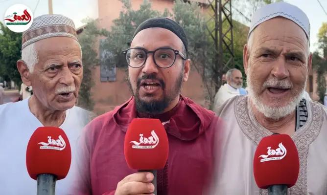تبريكات وتهنيئات للمغاربة بعد اداء صلاة عيد الأضحى بمراكش