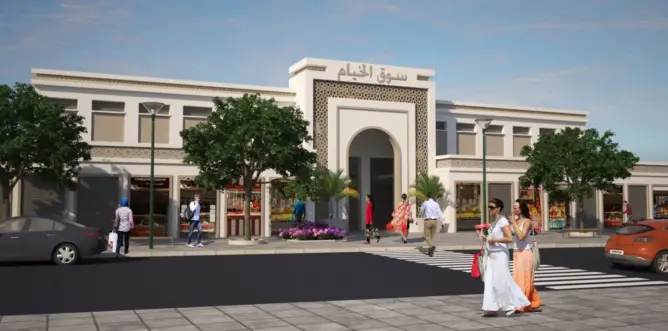 يضم 3 طوابق ويستوعب 500 تاجر.. مشروع تأهيل “سوق الخيام” بعين الشق ينتظر تأشير الوالي