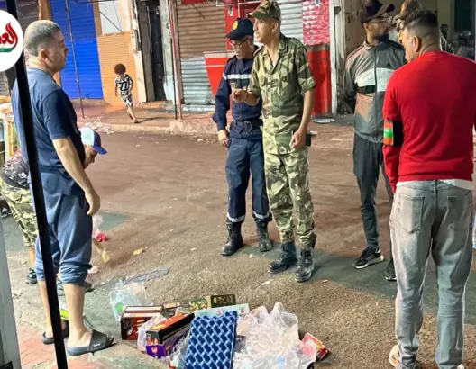 حملة ميدانية بأزمور لإعادة النظام