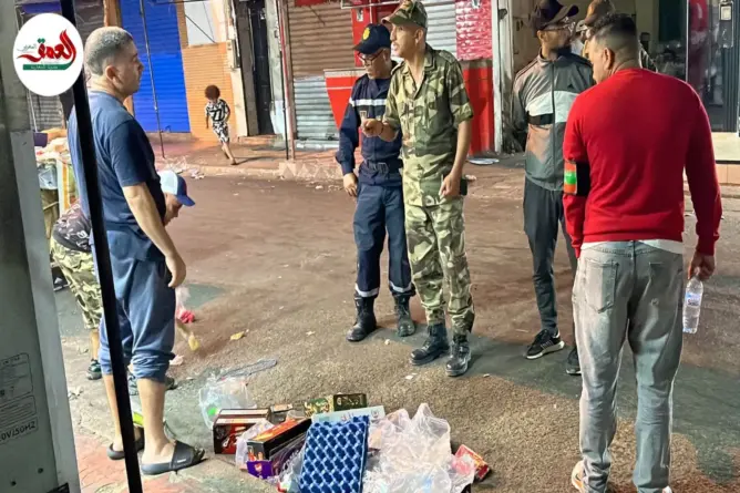 حملة ميدانية بأزمور لإعادة النظام