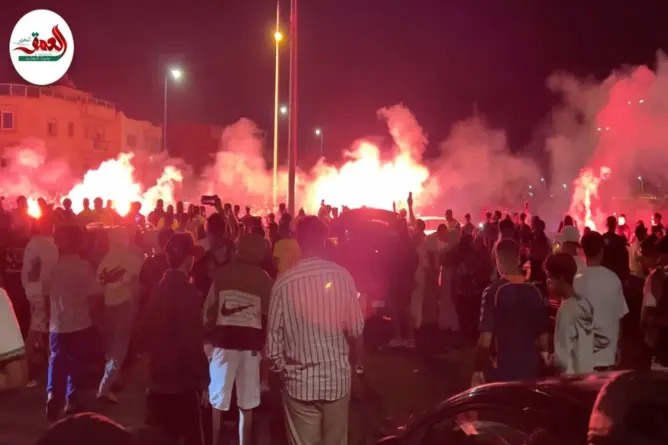 الجديدة تحتفل بإنجاز الأسود