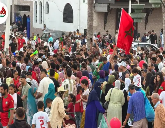 فرحة الجديدة بتأهل أسود الأطلس