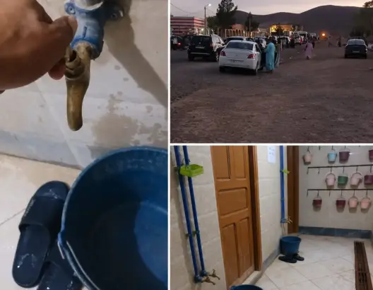 انقطاع مفاجئ للماء يثير استياء الساكنة والمسافرين بمركز جماعة إزناكن بورزازات
