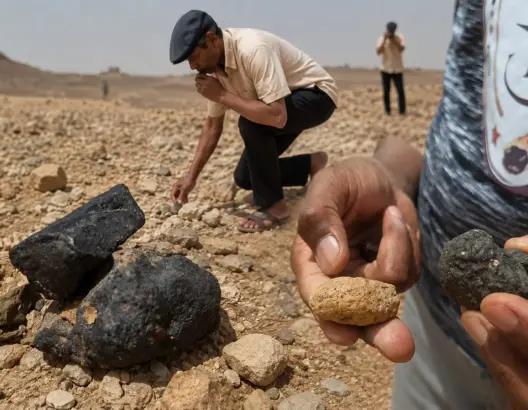 من قلب صحراء أرفود.. سباق عالمي على النيازك ينعش التجارة ويثير مخاوف تهريب “كنوز الكون”