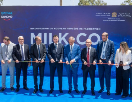 تدشين تقنية Milk Co الجديدة لشركة سنطرال دانون بالفقيه بن صالح بحضور وزير الصناعة والتجارة