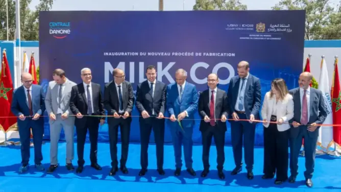 تدشين تقنية Milk Co الجديدة لشركة سنطرال دانون بالفقيه بن صالح بحضور وزير الصناعة والتجارة