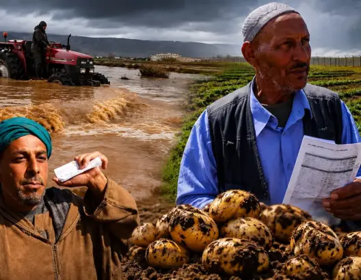 بين الفيضانات وديون المياه.. فلاحو العرائش يواجهون شبح الحجز على أراضيهم وينتظرون دعم البطاطس (فيديو)