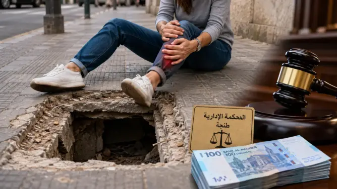 بسبب “حفرة غير مؤمنة”.. إدارية طنجة تغرّم الجماعة 65 ألف درهم تعويضا لسيدة