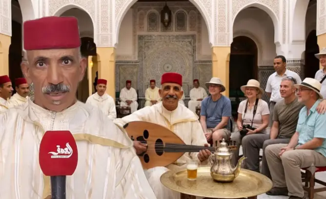 من علبة صفيح إلى أوتار العود.. عازف من أرفود يتخذ من النغمات جسرا للتعريف بالمغرب