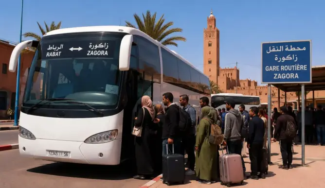 غلاء تذاكر النقل بين زاكورة والرباط يثير استياء المسافرين