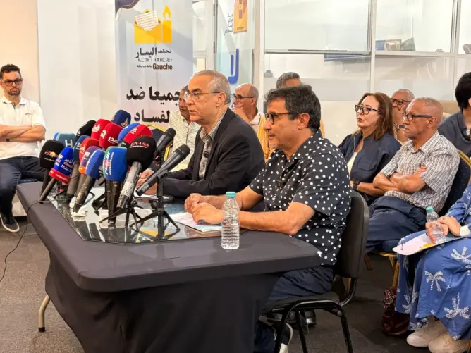 منيب بأنفا والعوني بشالة.. تحالف اليسار يكشف لوائحه الانتخابية بمختلف جهات المملكة