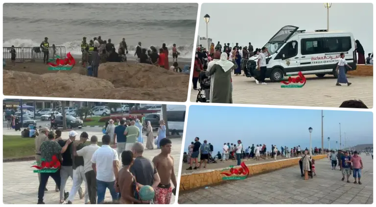 موجة الهجرة إلى سبتة تتواصل والمغرب يغلق شاطئ الفنيدق ويكثف الإنزال الأمني بالحدود (فيديو)
