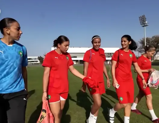 المنتخب النسوي ينهي استعداداته للجزائر