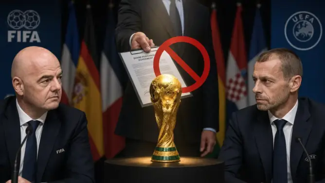 كأس ذهبية وأعلام دولية مع رفض صفقة بيع حصص كأس العالم لمستثمرين