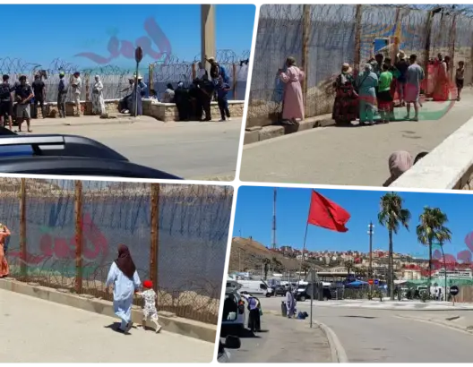 الهدوء يطبع باب سبتة.. عودة متواصلة للمهاجرين وانتشار أمني مكثف على جانبي الحدود (فيديو وصور)