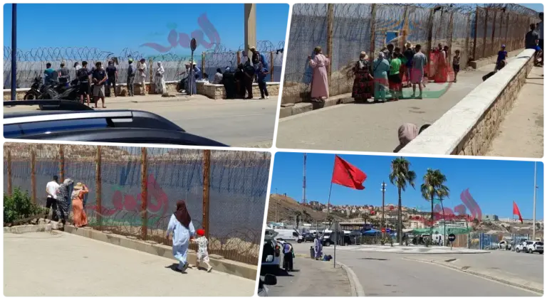 الهدوء يطبع باب سبتة.. عودة متواصلة للمهاجرين وانتشار أمني مكثف على جانبي الحدود (فيديو وصور)