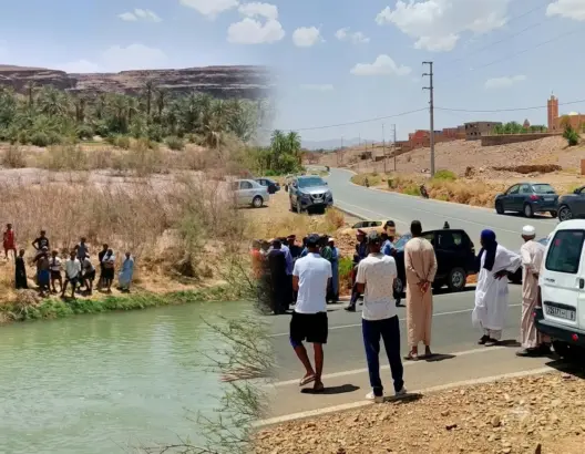 مصرع طفلين غرقا في واد درعة بزاكورة يعيد المطالبة بفضاءات آمنة للأطفال (فيديو)