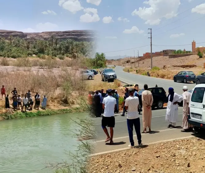 مصرع طفلين غرقا في واد درعة بزاكورة يعيد المطالبة بفضاءات آمنة للأطفال (فيديو)