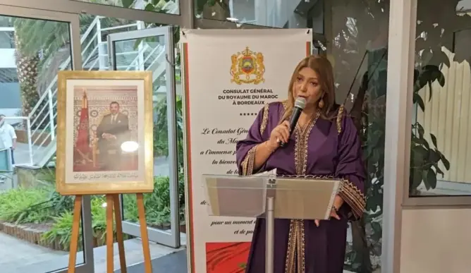 قنصلية المغرب ببوردو تحتفي بعيد العرش وتبرز حصيلة 27 سنة من الإصلاحات والشراكة