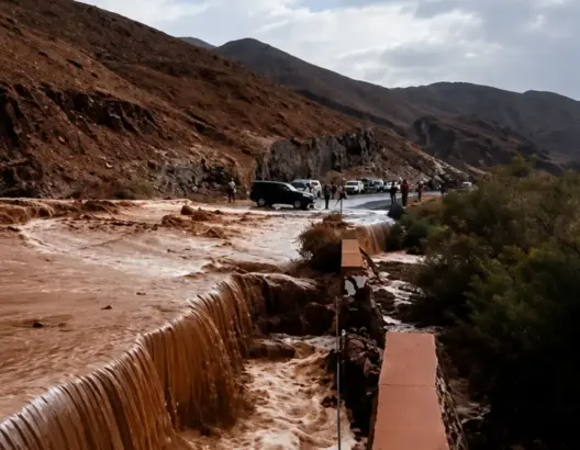أمطار الصيف تعري هشاشة الطرق بالجنوب الشرقي.. قنطرة “أفرا” بين أكدز وزاكورة تشل حركة السير