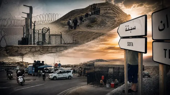 معبر سبتة بحلة جديدة.. استنفار أمني وعسكري وحواجز وسياجات جديدة استباقا لـ15 غشت (فيديو)