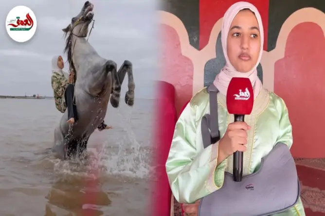 الفارسة غيثة تروي قصة صورتها العالمية وتكشف لـ”العمق” كواليس إصابة خطيرة كادت تنهي حياتها