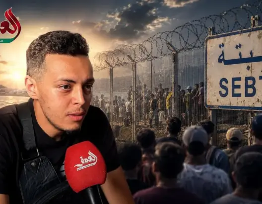 دخلها قاصرا في “هجمة 2021”.. مغربي بإسبانيا يعود لسبتة بعد 5 سنوات ليساعد المهاجرين الجدد (فيديو)