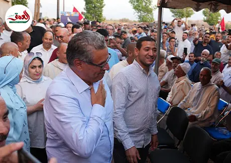 ساكنة جماعة سيدي عبد الله غياث ترحب بأخنوش