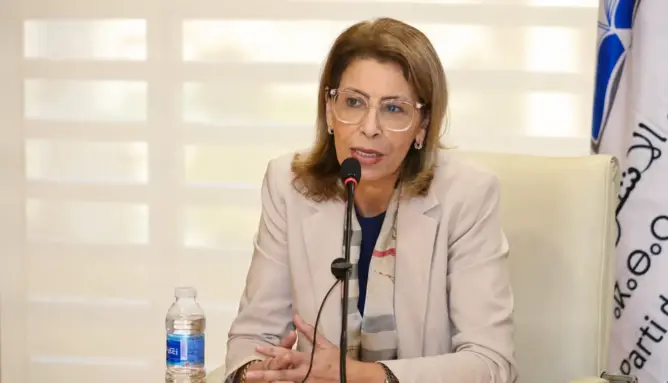 سمية منصف حجي، عضو المكتب السياسي لحزب التقدم والاشتراكية